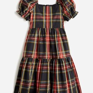 J. Crew Kids Dress in Red and Green Plaid
